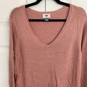 Blush and Gold Detailed Old Navy Women's Sweater